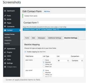 BSK Contact Form 7 Blacklist WordPress Plugin