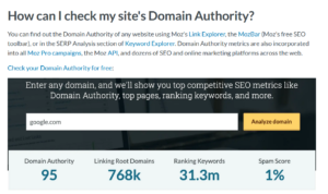 How Can I Check my Site’s Domain Authority?